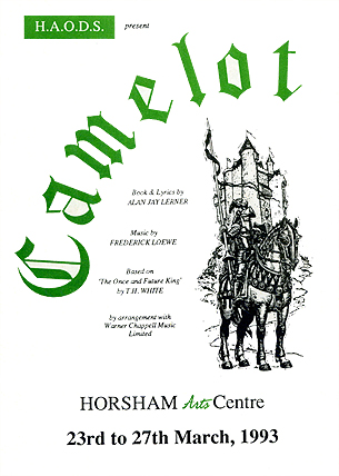 Camelot Program Cover