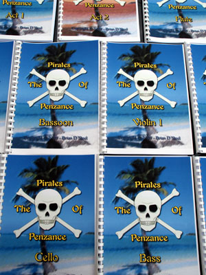 Orchetral Parts for Pirates